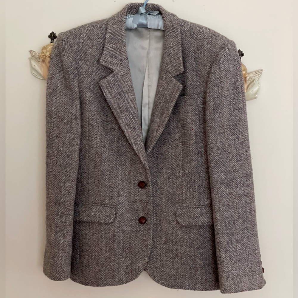 Richard Evans, herringbone wool jacket, size 12